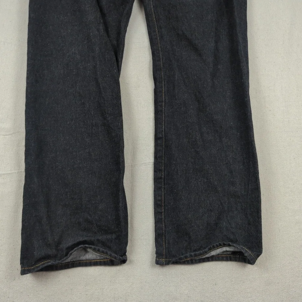 Levis 501 Jeans Mens‎ 38x32 Black Button Fly Western Faded Classic American